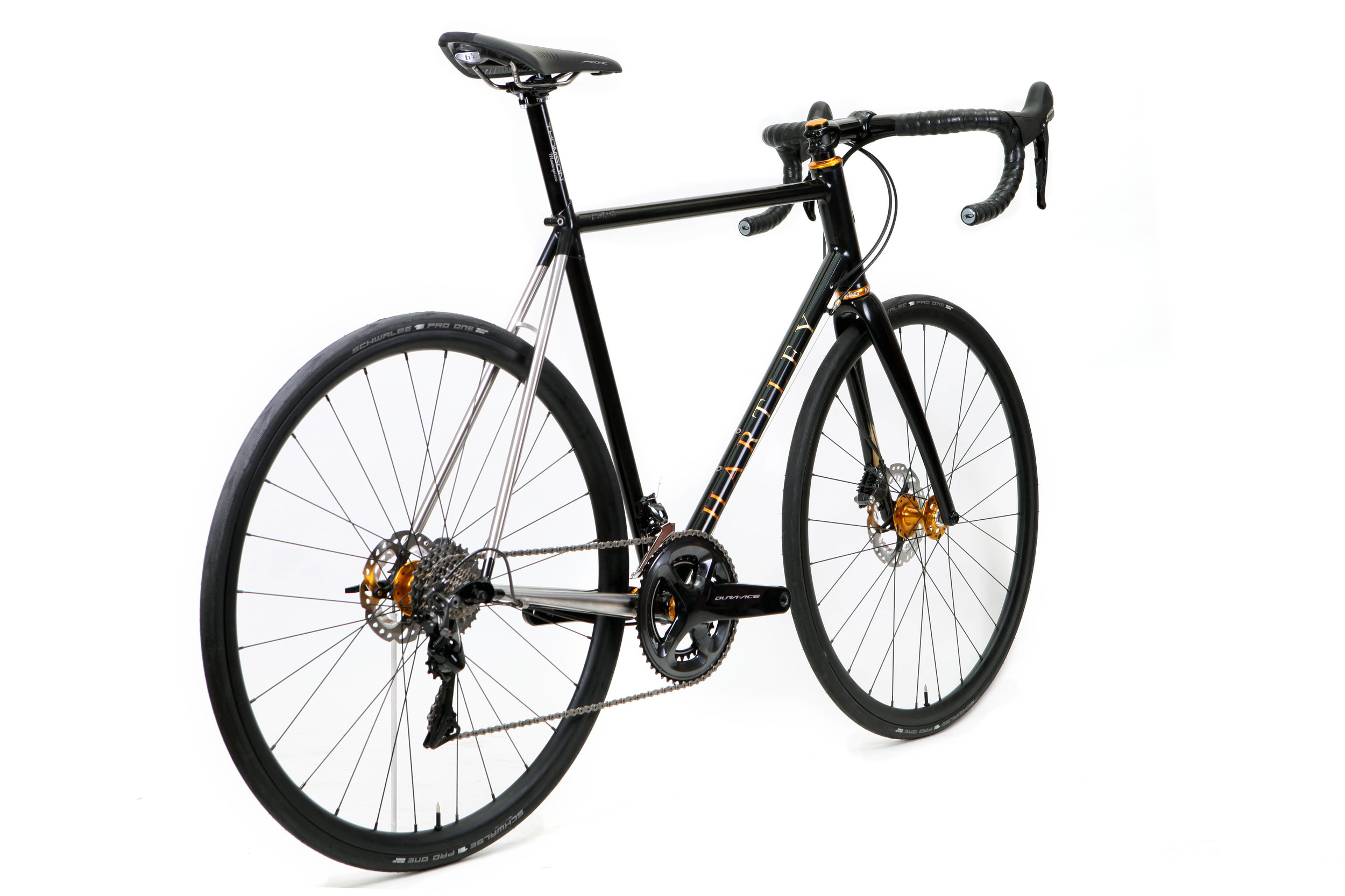 Black and hotsell gold road bike